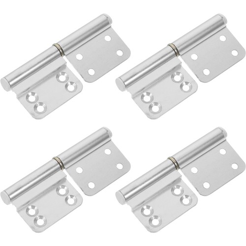 Silver aluminum flag - aluminum, hinges