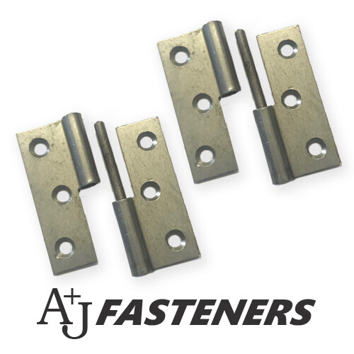 Lift off door butt hinges - off,